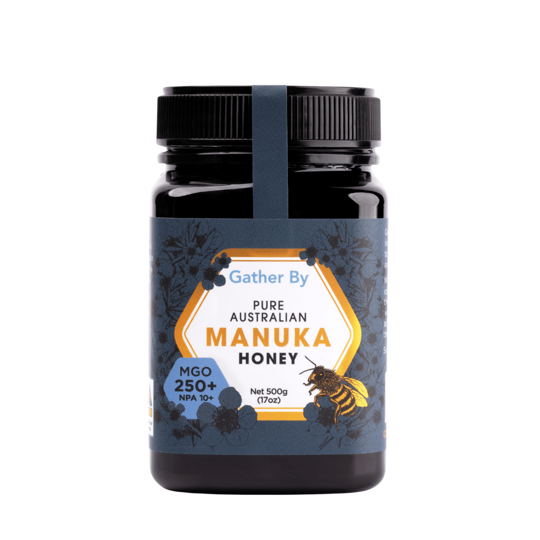 raw manuka honey mgo 250+ 500g jar