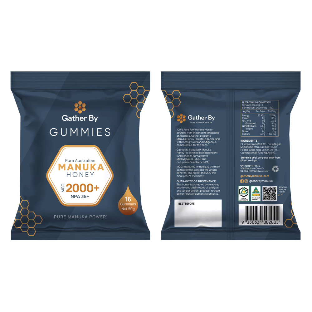 Manuka Honey MGO 2000+ Gummies 3 Pack SPECIAL